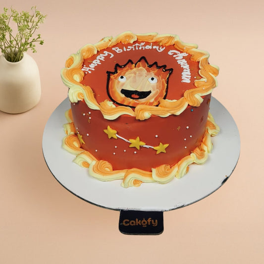 Calcifer Theme Cake