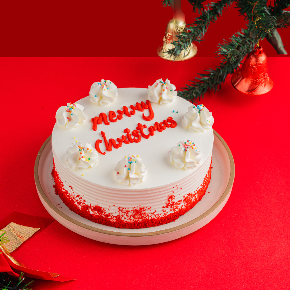 A festive Christmas Red Velvet Cake Gurgaon & Delhi NCR | Cakofy