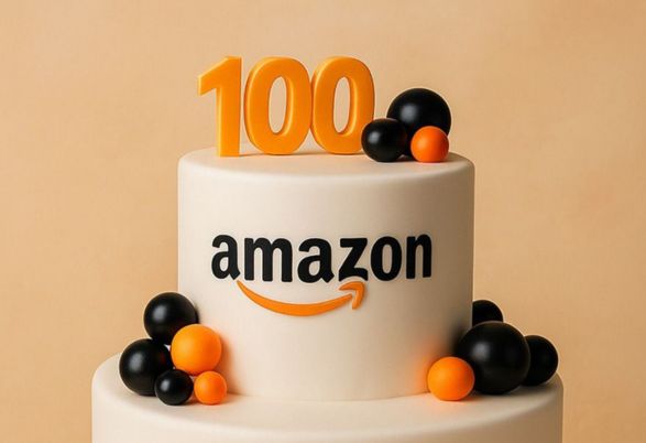 An Elegant 2-Tier Amazon Cake Gurgaon & Delhi NCR | Cakofy