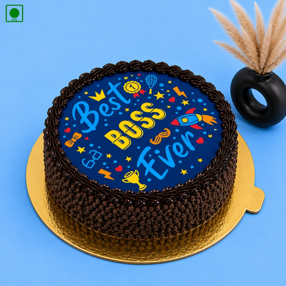 Best Boss Ever Choco Chips Cake - Gurgaon, Delhi & Noida