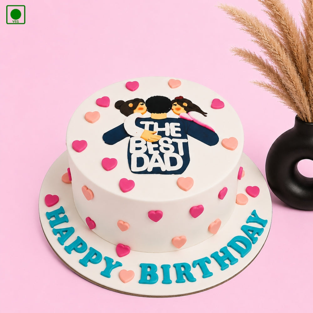 Best Dad Ever Designer Cake - Gurgaon, Delhi & Noida