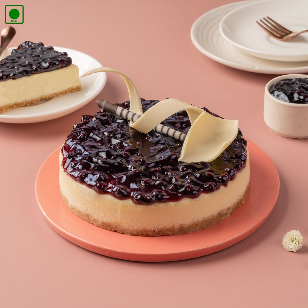 Blueberry Baked Cheese Cake - Gurgaon, Delhi & Noida