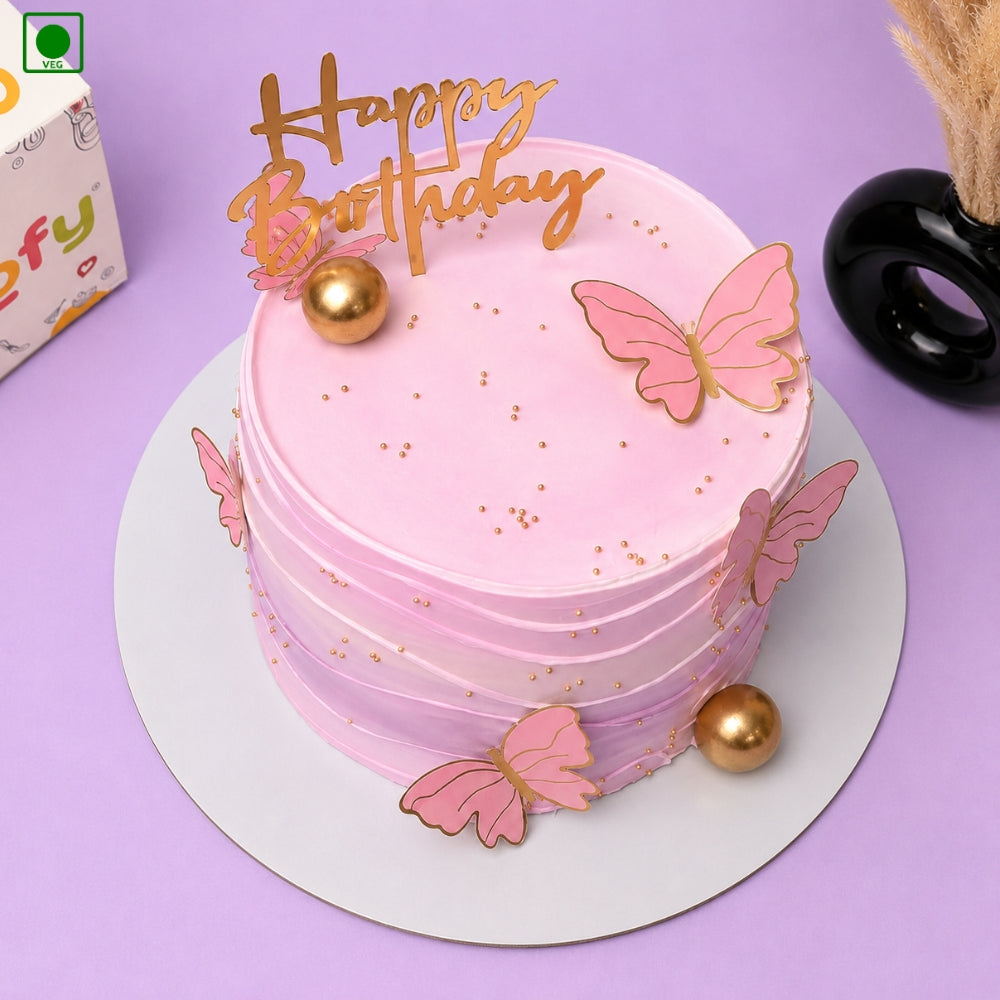 Butterfly Bliss Designer Cake - Gurgaon, Delhi & Noida