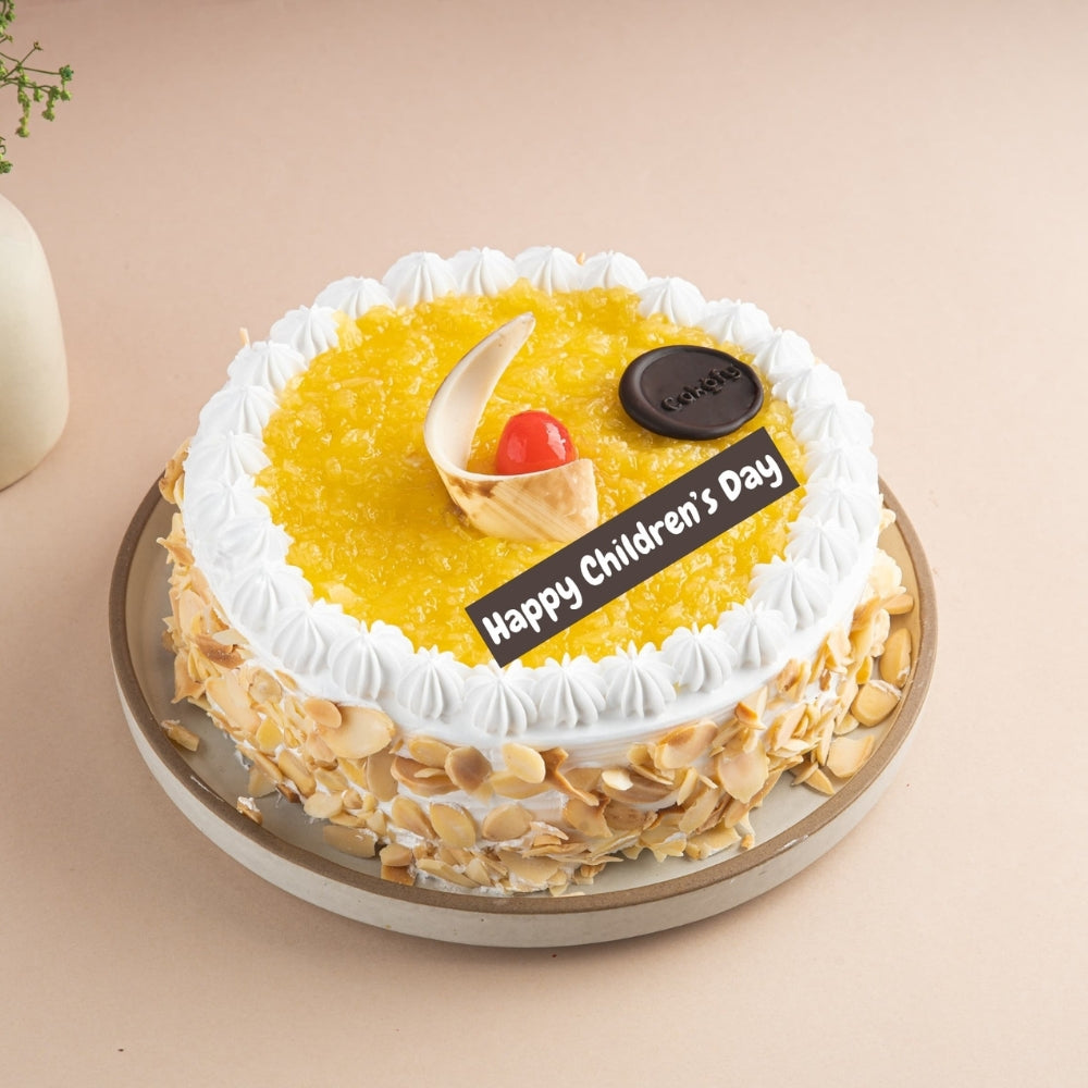Children's Day Special Pineapple Cake – Gurgaon, Delhi & Noida