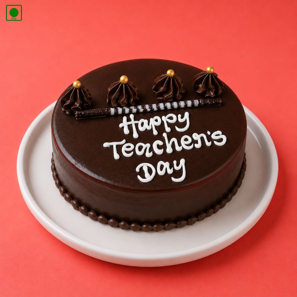 Chocolate Teacher's Day Cake - Gurgaon, Delhi & Noida