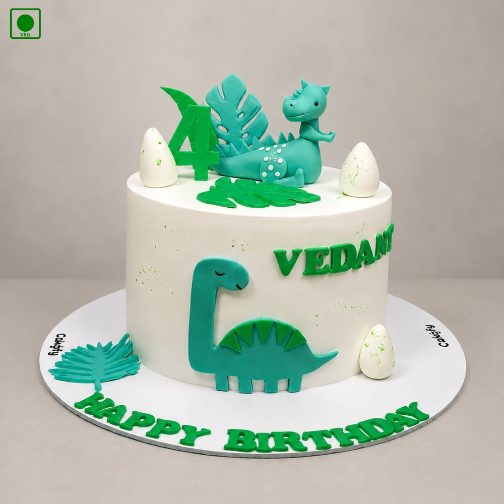 Dinosaur Jungle Birthday Cake – Gurgaon, Delhi & Noida