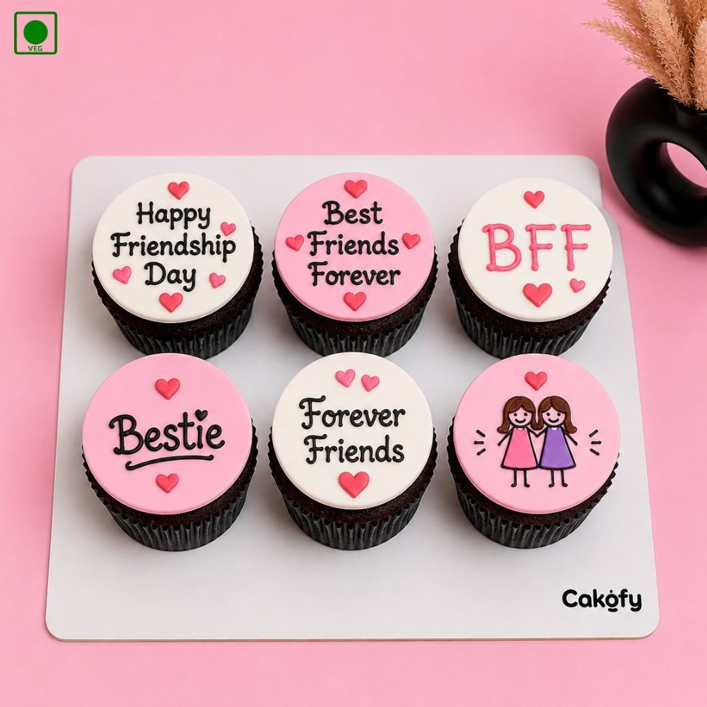 Friendship Special Cupcake - set of 6 - Gurgaon, Delhi & Noida