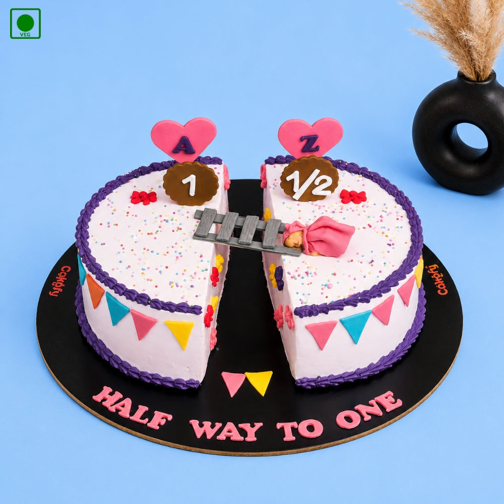 Half Year Birthday Cake - Gurgaon, Delhi & Noida