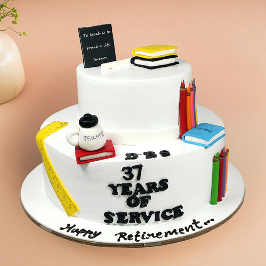 Happy Retirement Designer Cake Gurgaon & Delhi NCR | Cakofy