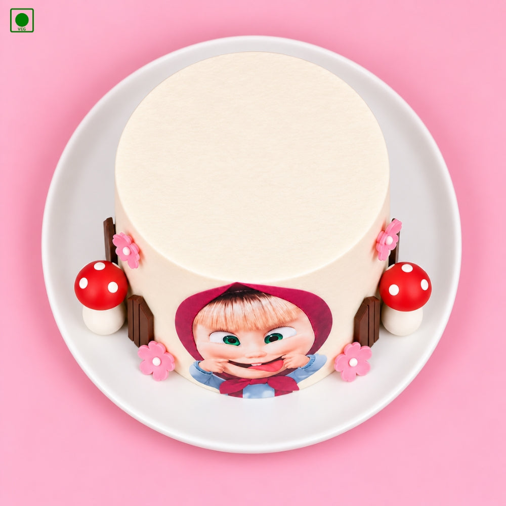 Masha & Bear Kids Cake - Gurgaon, Delhi & Noida