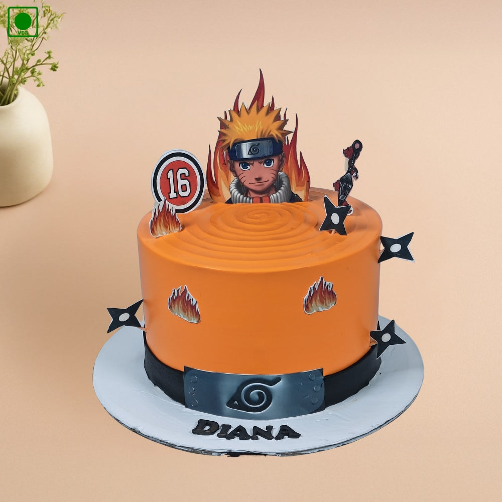 Naruto Theme Cake - Gurgaon & Delhi NCR | Cakofy