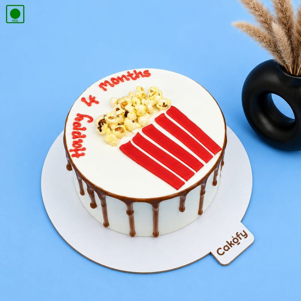 Popcorn Bucket Drip Cake - Gurgaon, Delhi & Noida