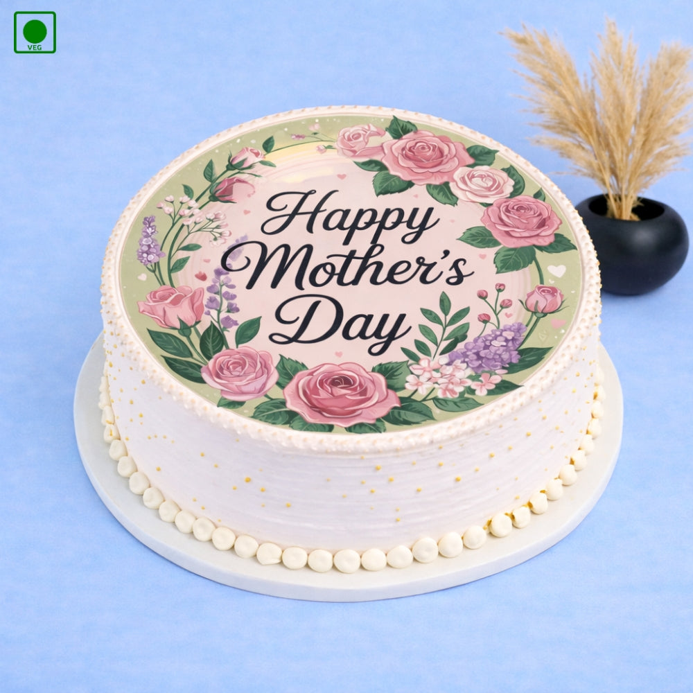 Rose Mother’s Day Cake - Gurgaon & Delhi NCR | Cakofy