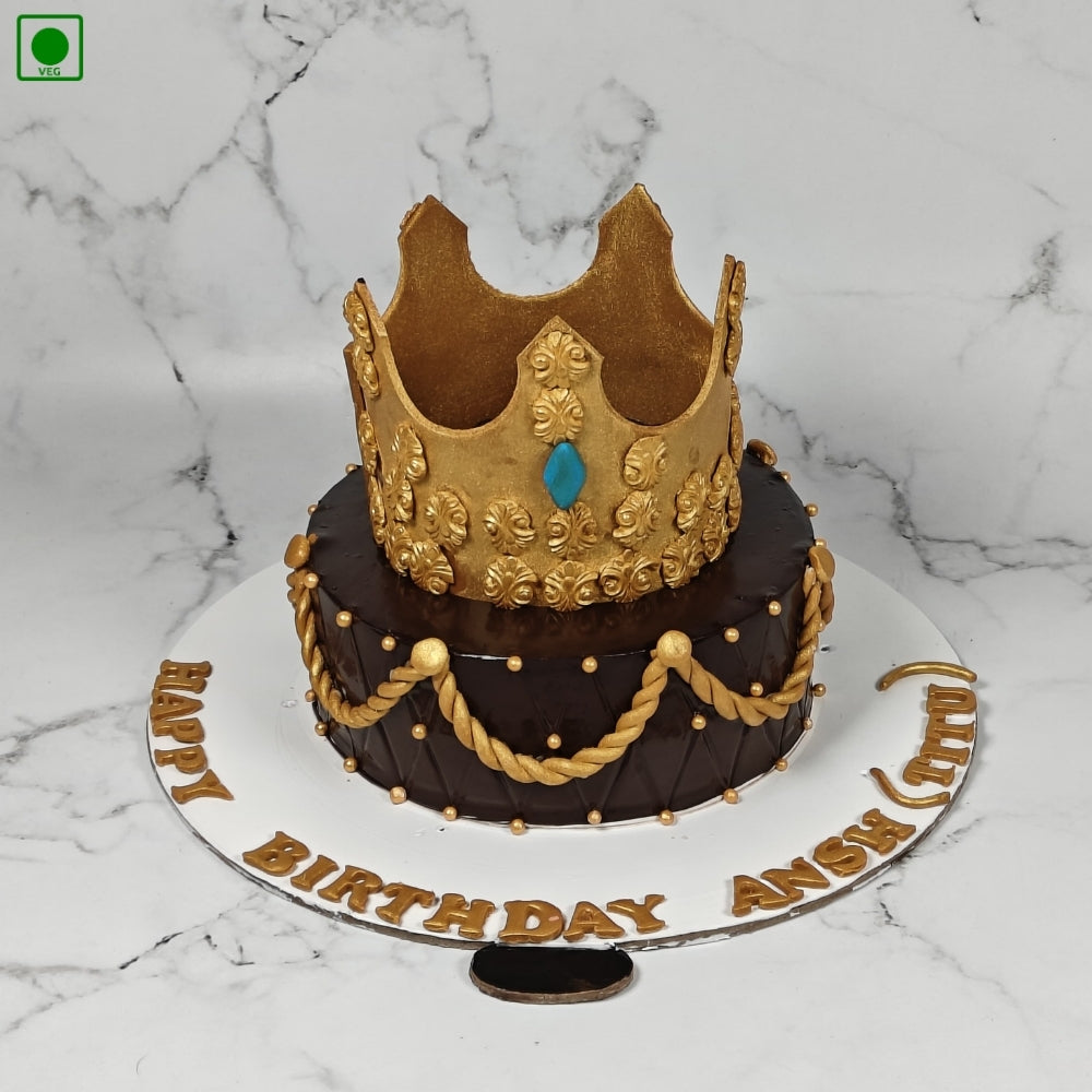 Royal Crown Chocolate Cake - Gurgaon & Delhi NCR | Cakofy
