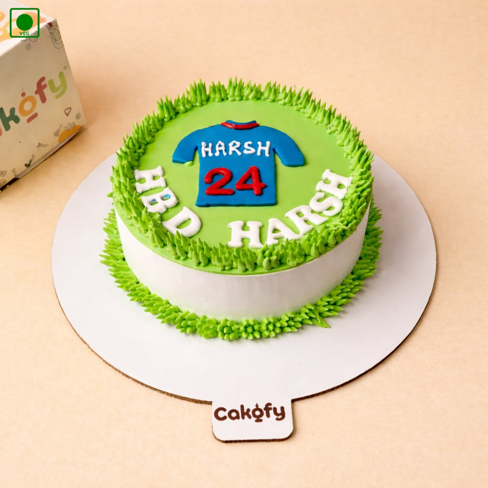 Sports Lover Jersey Cake – Gurgaon, Delhi & Noida