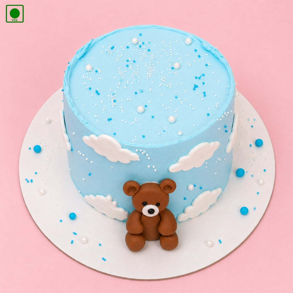 Teddy Bear Sky Cake - Gurgaon, Delhi & Noida