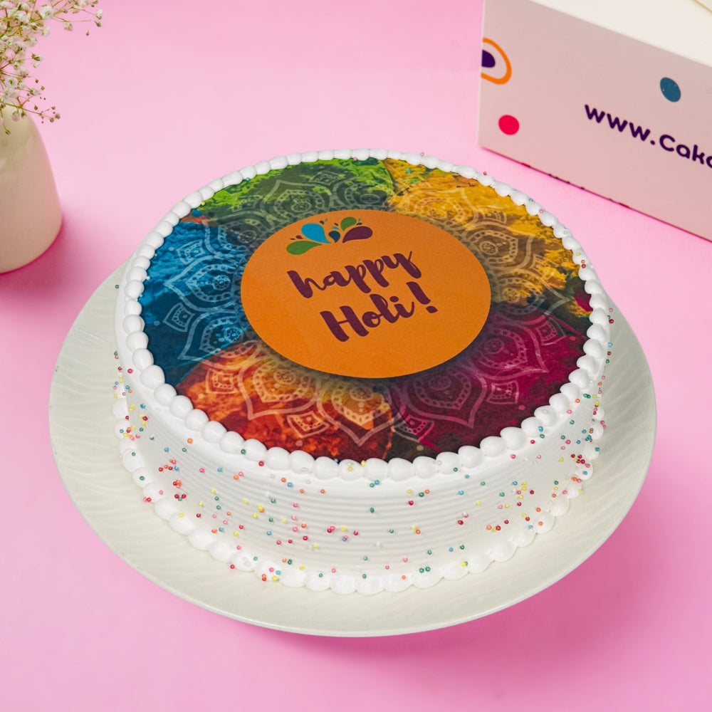 Holi Special Cake