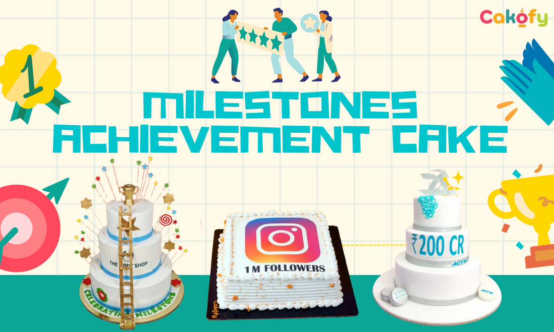 Buy Milestones Achievement Cake Online | Milestones Achievement Cake Under 1000 | Cakofy
