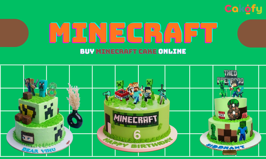 Buy Minecraft Cake Online | Best Minecraft Theme Cakes Under ₹3500 | Cakofy
