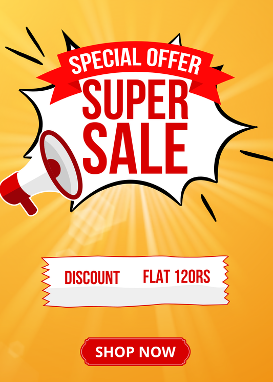 Flat ₹120 OFF - CELEBRATE