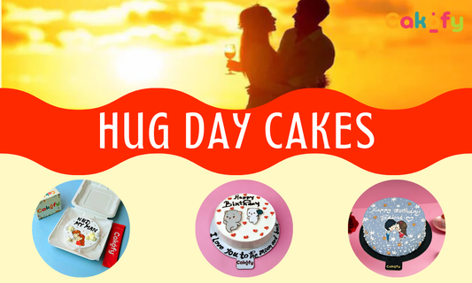 Buy Hug Day Cake Online | Hug Day Cake Under 500 to 1000 | Cakofy
