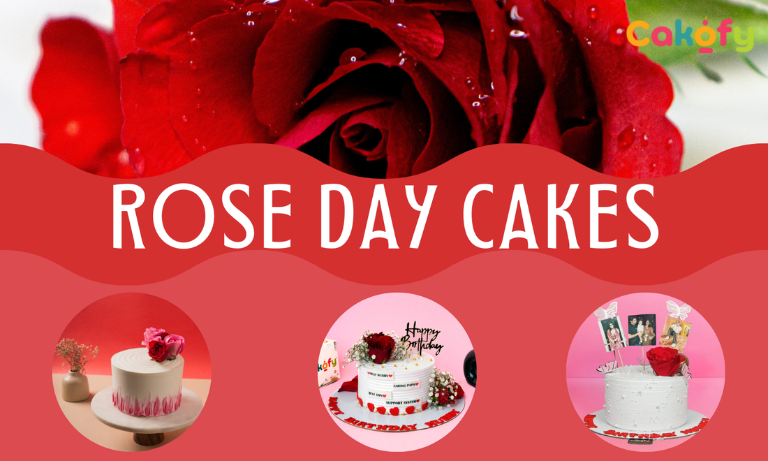 Buy Rose Day Cake Online | Rose Day Cake Under 500 to 1000 | Cakofy