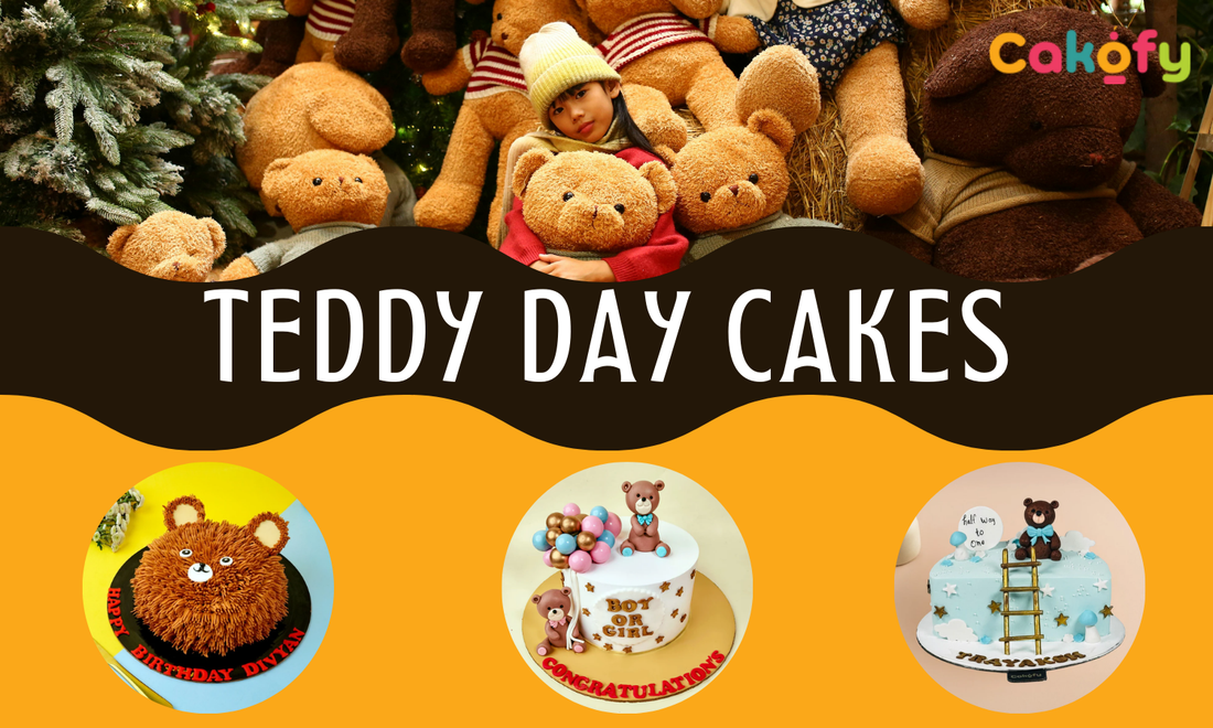 Buy Teddy Day Cake Online | Teddy Day Cake Under 500 to 1000 | Cakofy