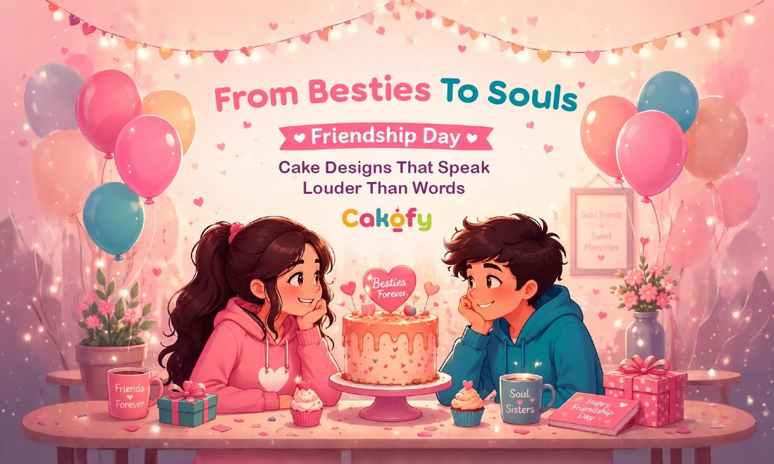 From Besties To Souls - Friendship Day Cake Designs That Speak Louder Than Words
