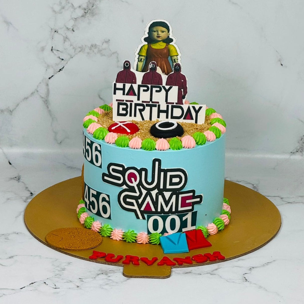 Squid Game Theme Cake