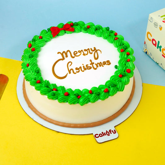 Christmas Wreath Cake