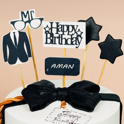 Gentleman Theme Cake