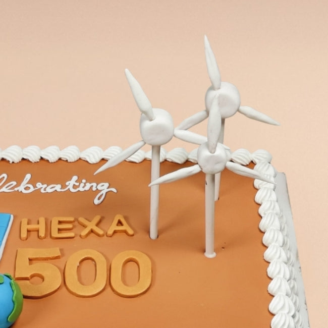 Celebrating Launching Cake
