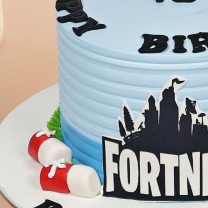 Fortnite Game Theme Cake