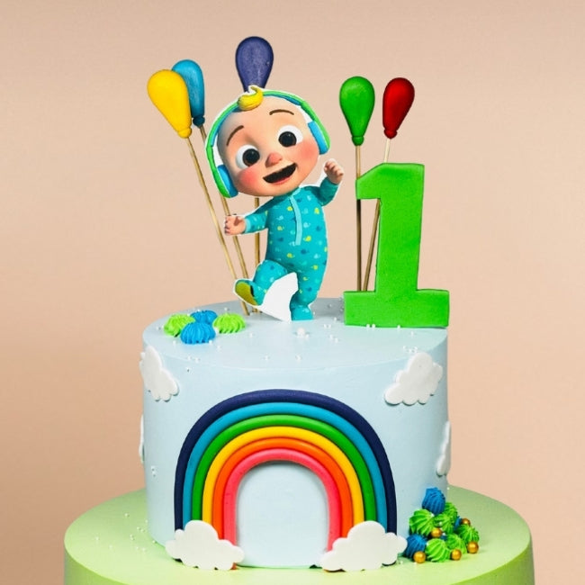 Cocomelon 2 Tier Cake