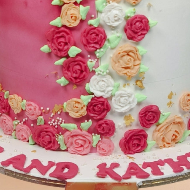 Colorful Flower Birthday Cake
