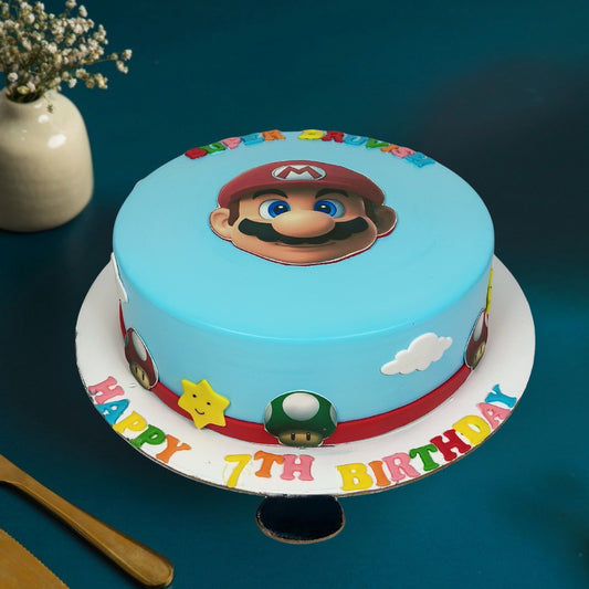 Super Mario Theme Cake