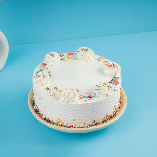 Vanilla Flower Cake