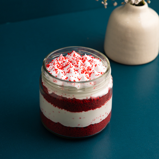 Red Velvet Jar Cake