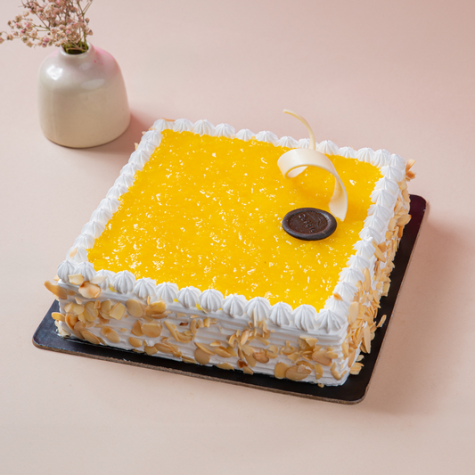 Exotic Pineapple Square Cake