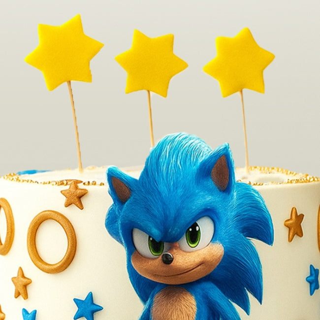 Sonic Theme Cake