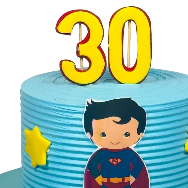 Baby Superman Theme Cake