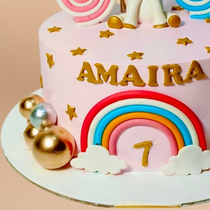 Unicorn Teddy Cake