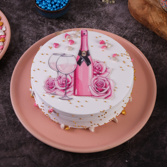 Champagne Celebration Cake