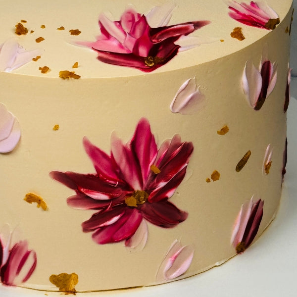 Floral Paint Cake
