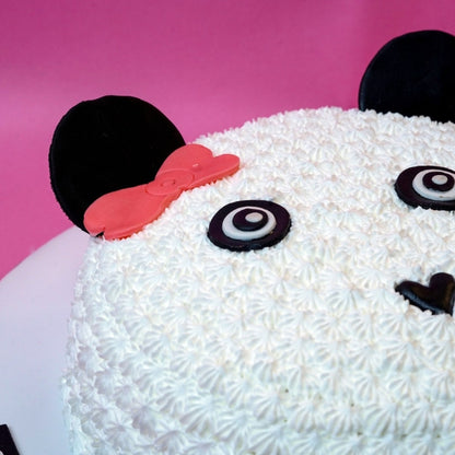 Cute Panda Face Cake