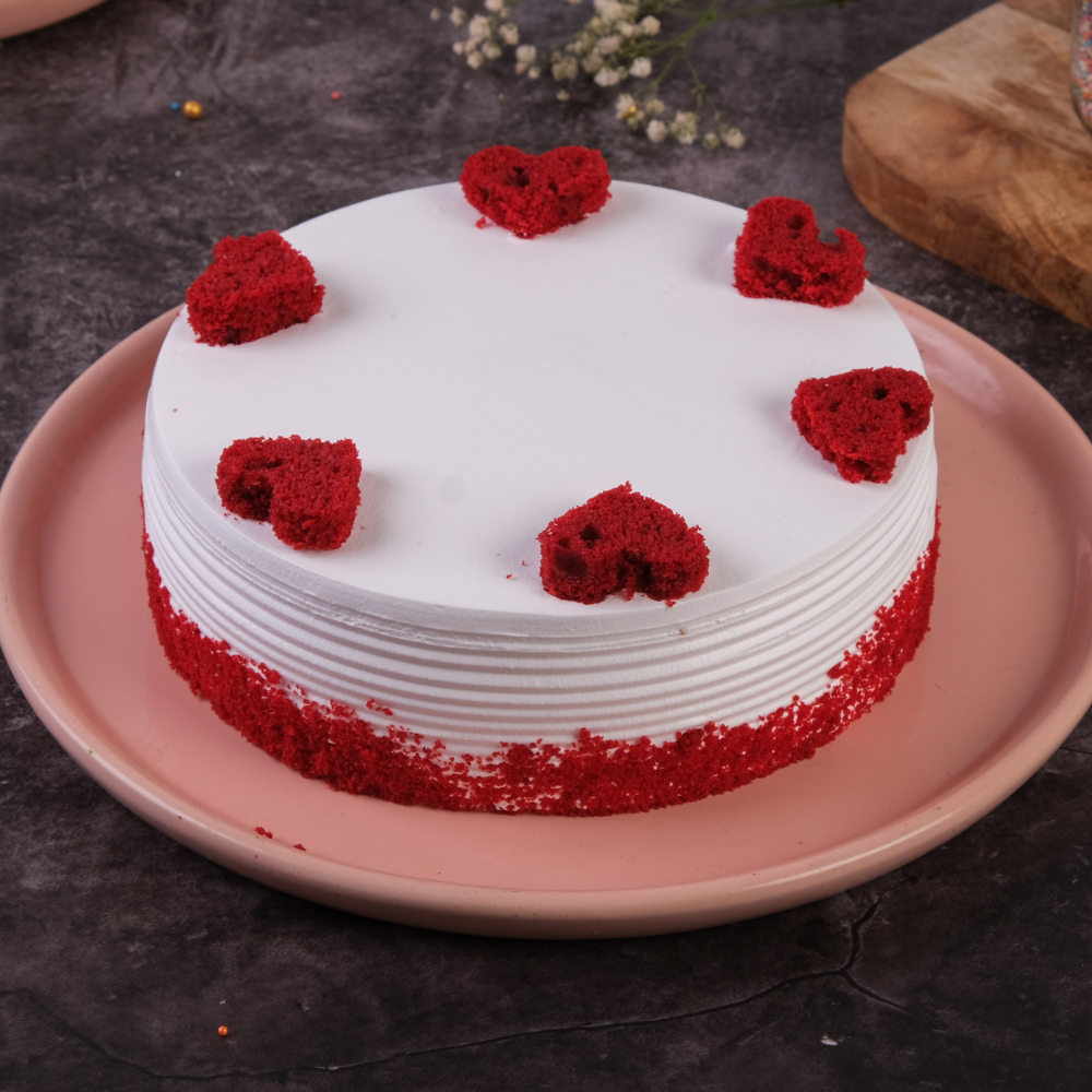 Red Velvet Cake with Heart