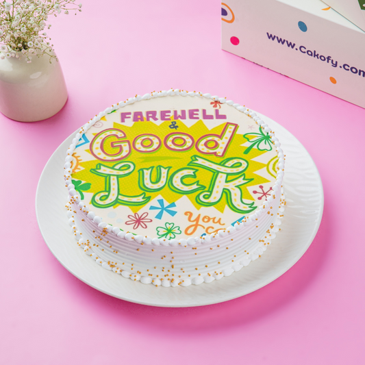 Farewell & Good Luck Cake