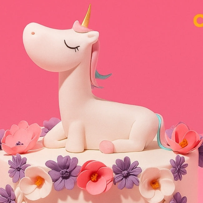 Unicorn Flower Cake