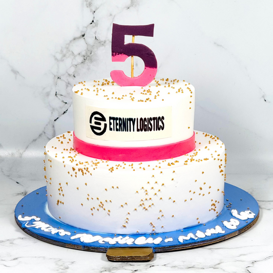 A Classy Office Anniversary Cake Gurgaon & Delhi NCR | Cakofy