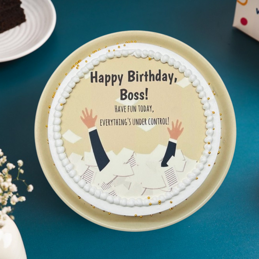 A classy Boss Birthday Cake Gurgaon & Delhi NCR | Cakofy